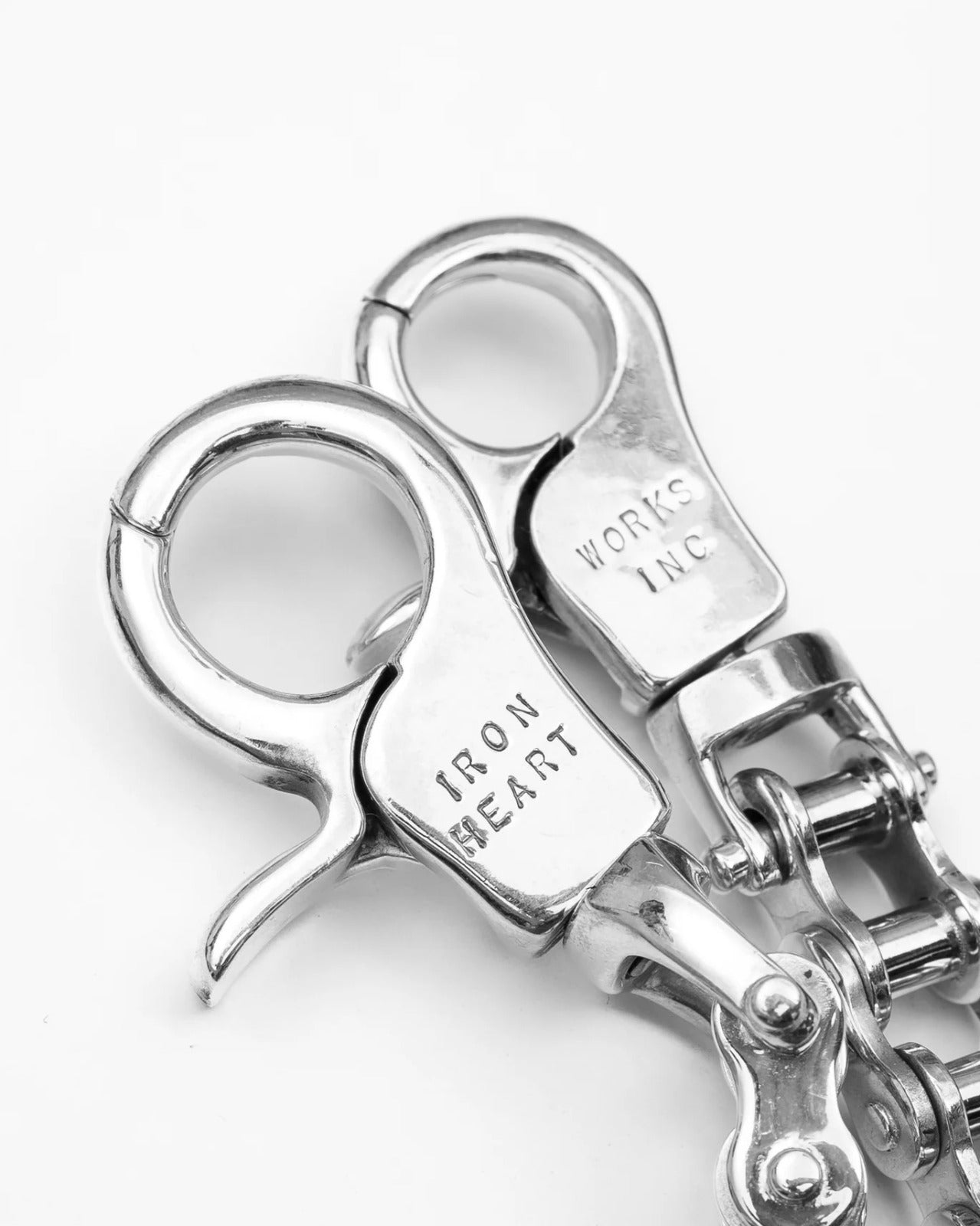 Iron Heart IHSI-01 "Motorcycle Chain" Wallet Chain - Sterling Silver