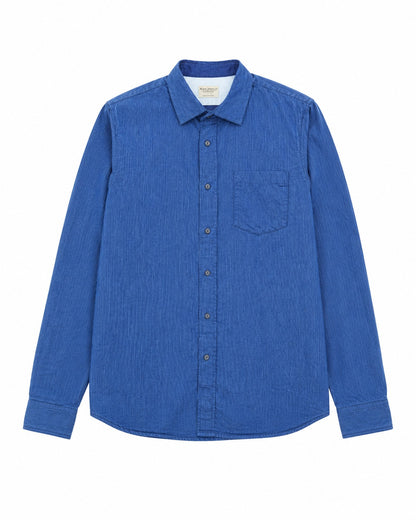 Henry Indigo Herringbone