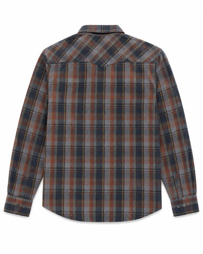 Sten Overdyed Check Royal Ash