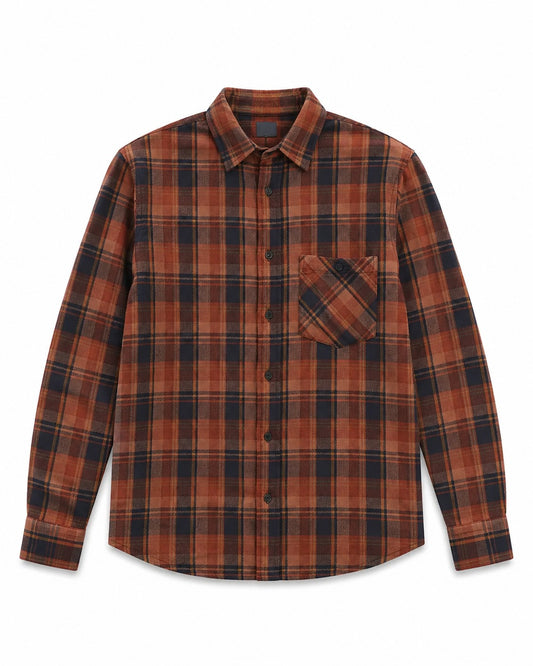 Sten Overdyed Check Mantle Red
