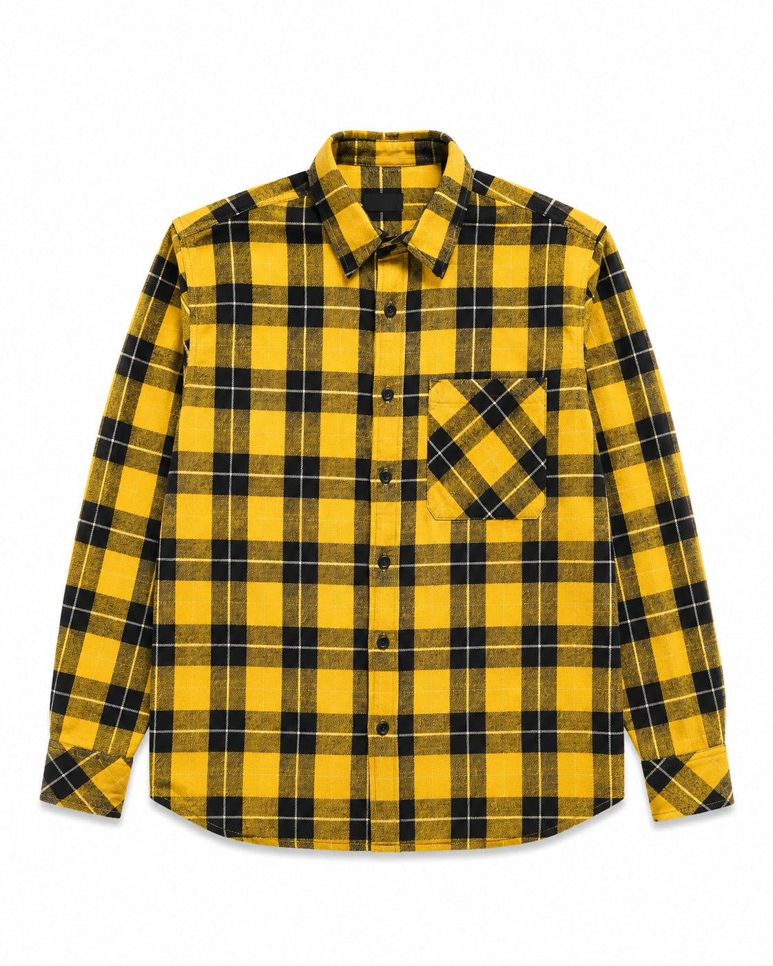 Sten Block Check Yellow/Navy