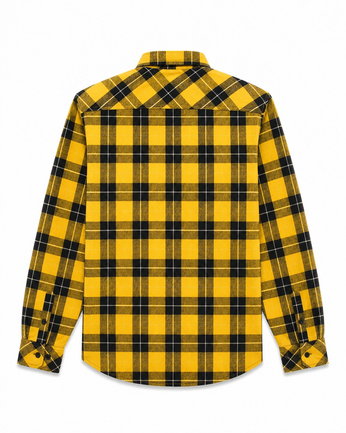 Sten Block Check Yellow/Navy