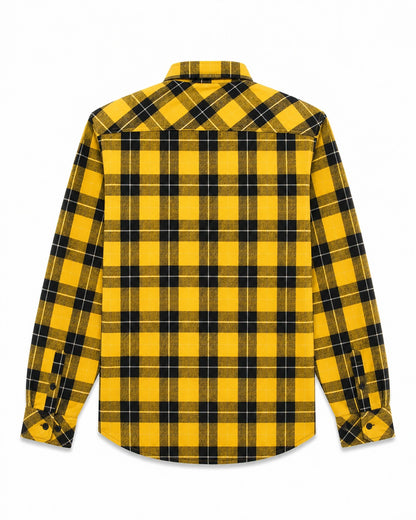 Sten Block Check Yellow/Navy