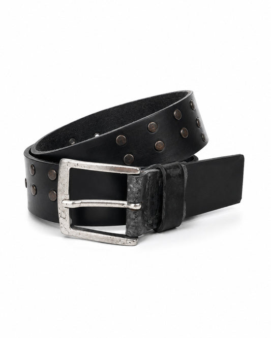 Nathansson Studs  Belt Cognac Black