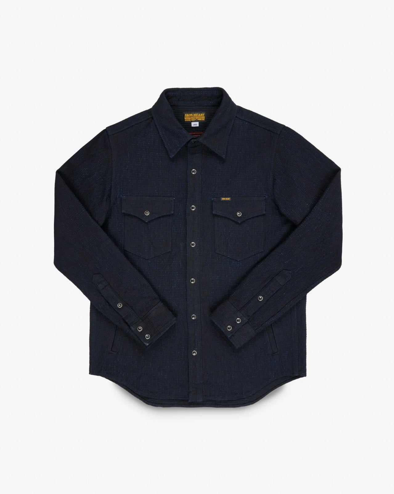 Iron Heart IHSH-437-IND 13.5oz Dobby Cloth CPO Shirt - Indigo