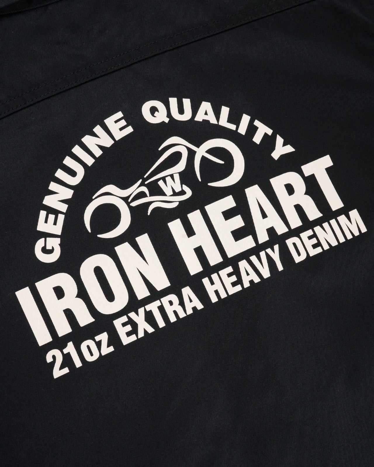 Iron Heart IHSH-446-BLK 9.6oz T/C Short Sleeved Mechanic Shirt - Black