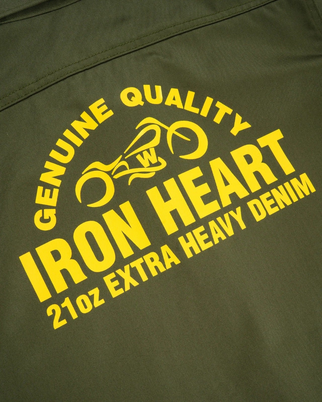 Iron Heart IHSH-446-ODG 9.6oz T/C Short Sleeved Mechanic Shirt - Olive Drab Green