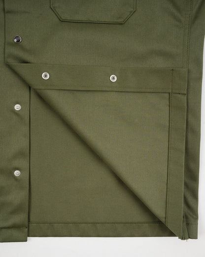 Iron Heart IHSH-446-ODG 9.6oz T/C Short Sleeved Mechanic Shirt - Olive Drab Green