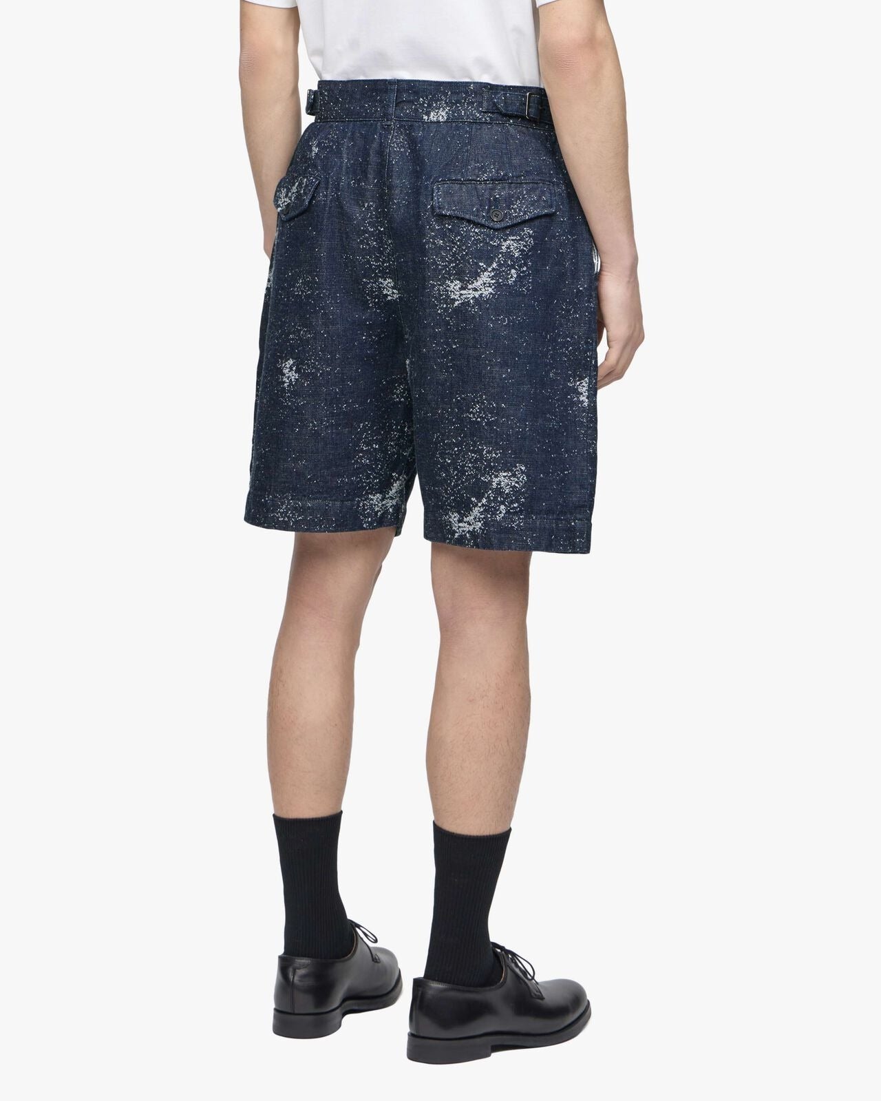 Momotaro Jeans MMSP6500ID WIDE SHORTS - JAGUARD