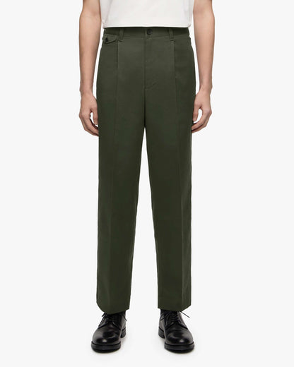 Momotaro Jeans MMPT6007 LBK WESTPOINT TROUSERS-FABRIC DYE Green