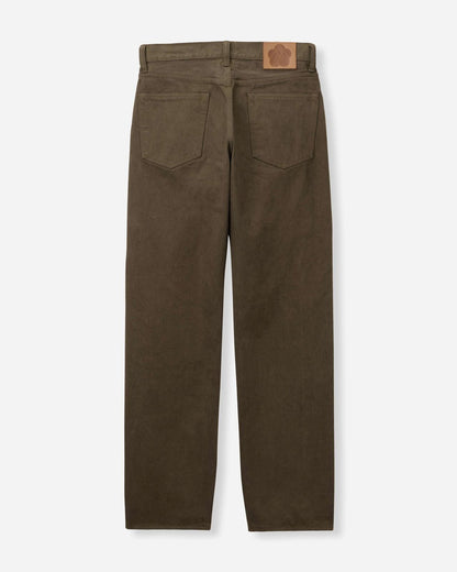 Momotaro Jeans MMJZ6403 #100 Botanical Moss Dye Straight Denim Khaki
