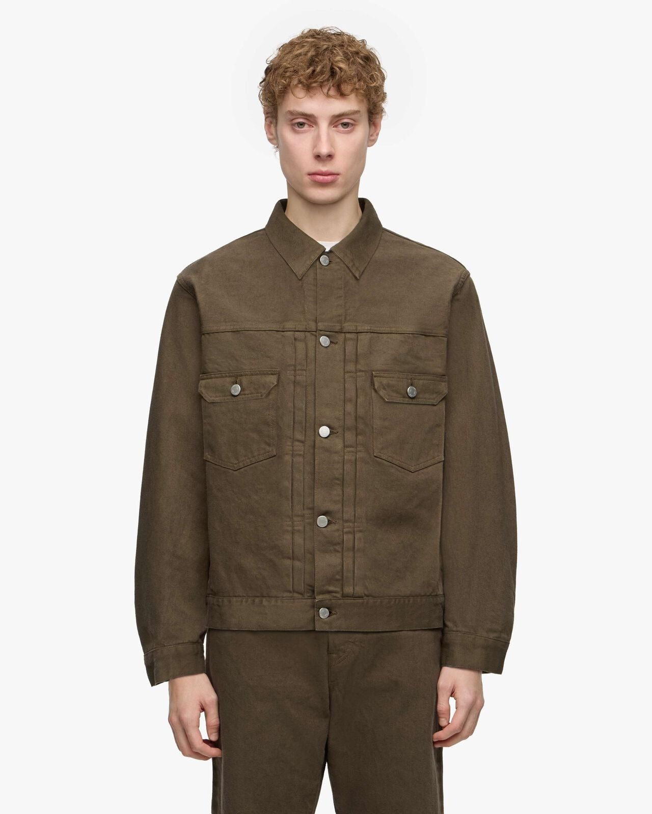 Momotaro Jeans MMGJ6004 #002 DENIM JACKET - MOSS
