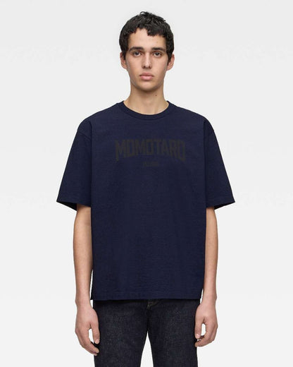 Momotaro Jeans MMTS6008 ID YARN DYED S/S TEE - ALPHABET FRONT