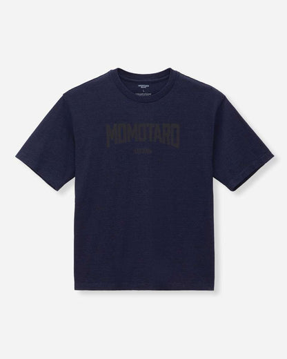 Momotaro Jeans MMTS6008 ID YARN DYED S/S TEE - ALPHABET FRONT