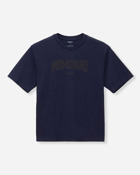 Momotaro Jeans MMTS6008 ID YARN DYED S/S TEE - ALPHABET FRONT