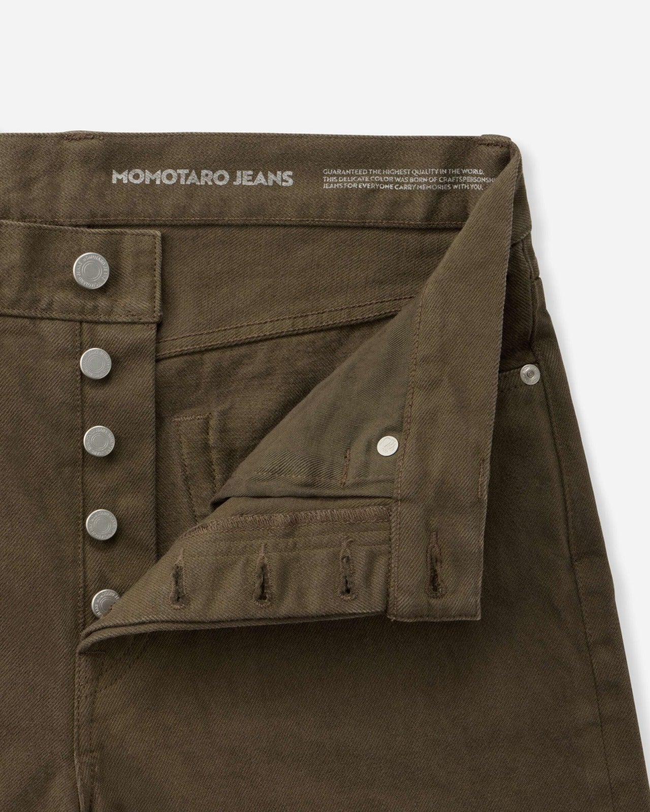 Momotaro Jeans MMJZ6301 #200 TAPERED - MOSS