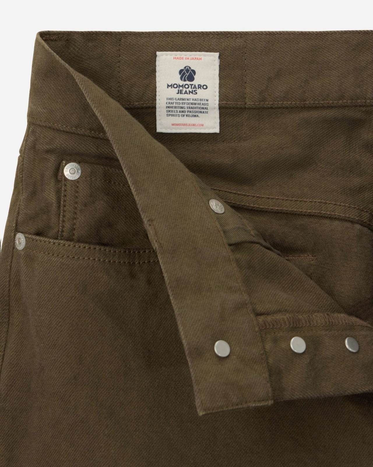 Momotaro Jeans MMJZ6301 #200 TAPERED - MOSS