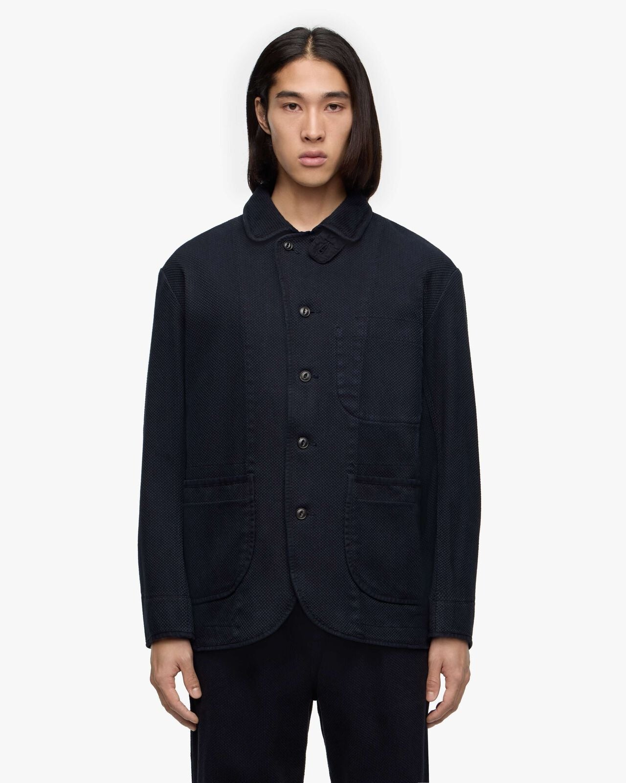 Momotaro Jeans MMOT6315 ID SASHIKO JACKET-OVERDYE