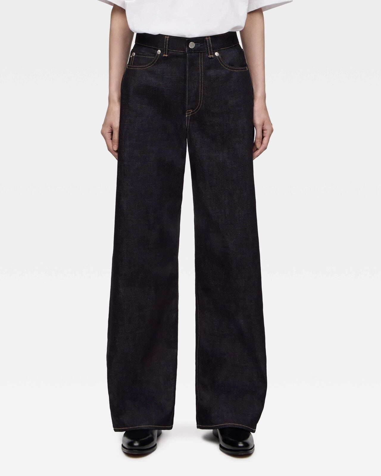 Momotaro Jeans MWJZ0410 ID #410 STANDARD WIDE WOMENS 14.7oz ZIPPER FLY