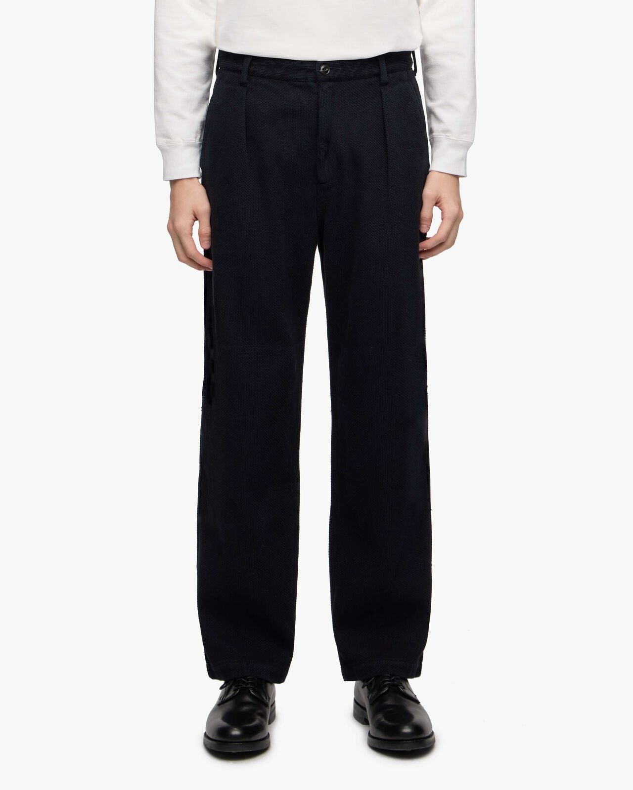 Momotaro Jeans MMPT6008 ID SASHIKO PANTS-OVERDYE