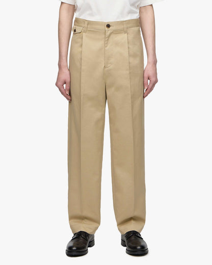Momotaro Jeans MMPT6007 WESTPOINT TROUSERS-FABRIC DYE KHAKI