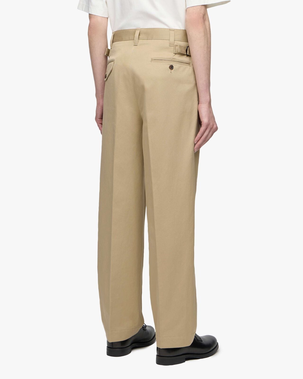 Momotaro Jeans MMPT6007 WESTPOINT TROUSERS-FABRIC DYE KHAKI