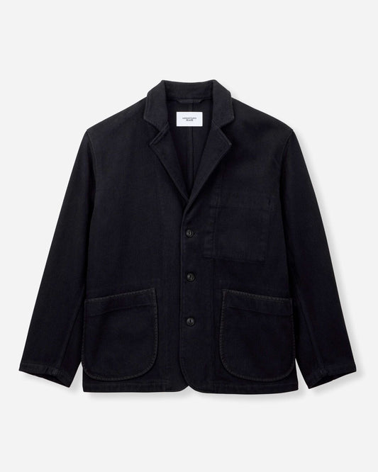 Momotaro Jeans MMOT6200 ID SASHIKO TAILORED JACKET-OVERDYE