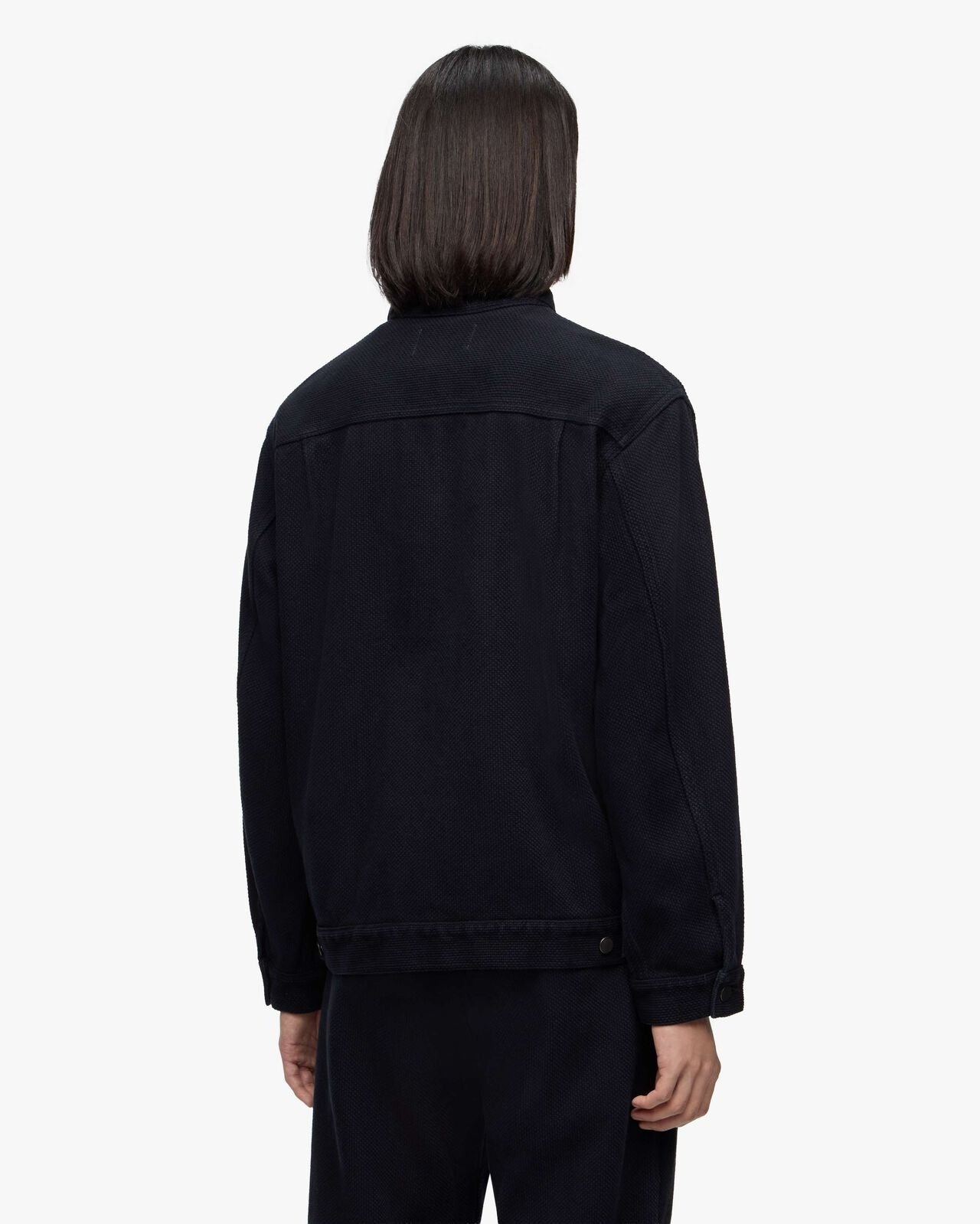 Momotaro Jeans MMGJ6005 ID #002 SASHIKO JACKET-OVERDYE