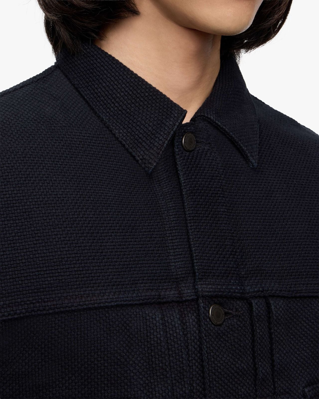 Momotaro Jeans MMGJ6005 ID #002 SASHIKO JACKET-OVERDYE