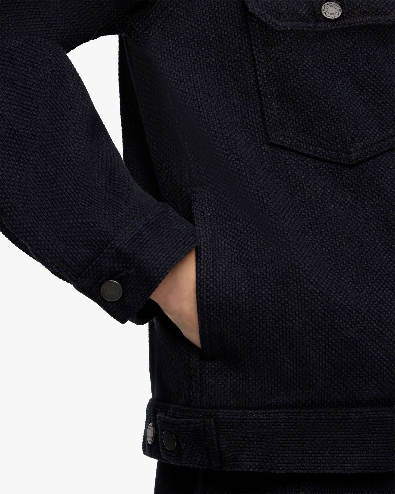 Momotaro Jeans MMGJ6005 ID #002 SASHIKO JACKET-OVERDYE