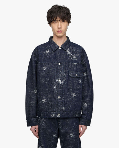 Momotaro Jeans MMGJ6006 ID #001 DENIM JKT - JAGUARD