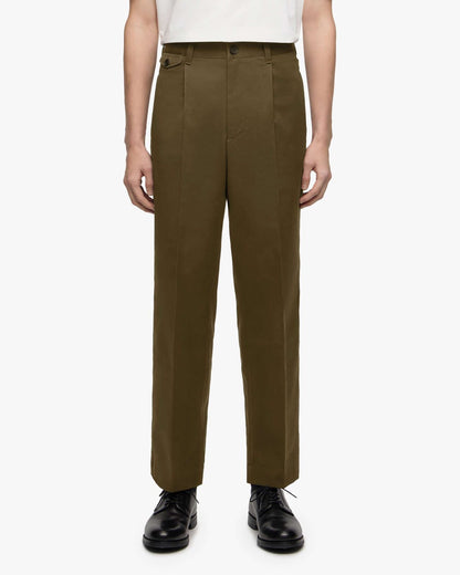 Momotaro Jeans MMPT6007 WESTPOINT TROUSERS-FABRIC DYE KHAKI