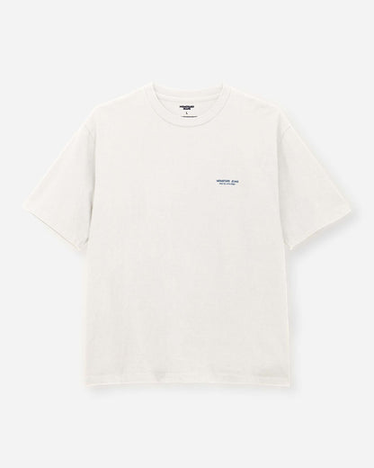 Momotaro Jeans MMTS6024 WHT ZIMBABWE COTTON S/S TEE - GHOST SHIP