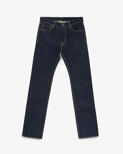 Iron Heart IH-666S-UHR 21/23oz Ultra Heavy Raw Selvedge Denim Slim Straight Cut Jeans - Indigo