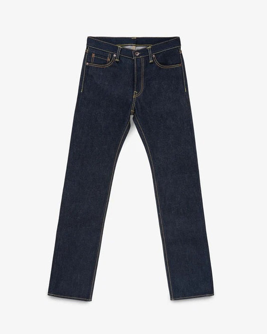 Iron Heart IH-666S-UHR 21/23oz Ultra Heavy Raw Selvedge Denim Slim Straight Cut Jeans - Indigo