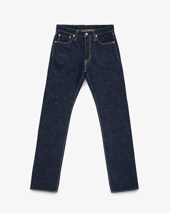 Iron Heart IH-634S-18 18oz Vintage Selvedge Denim Straight Cut Jeans - Indigo