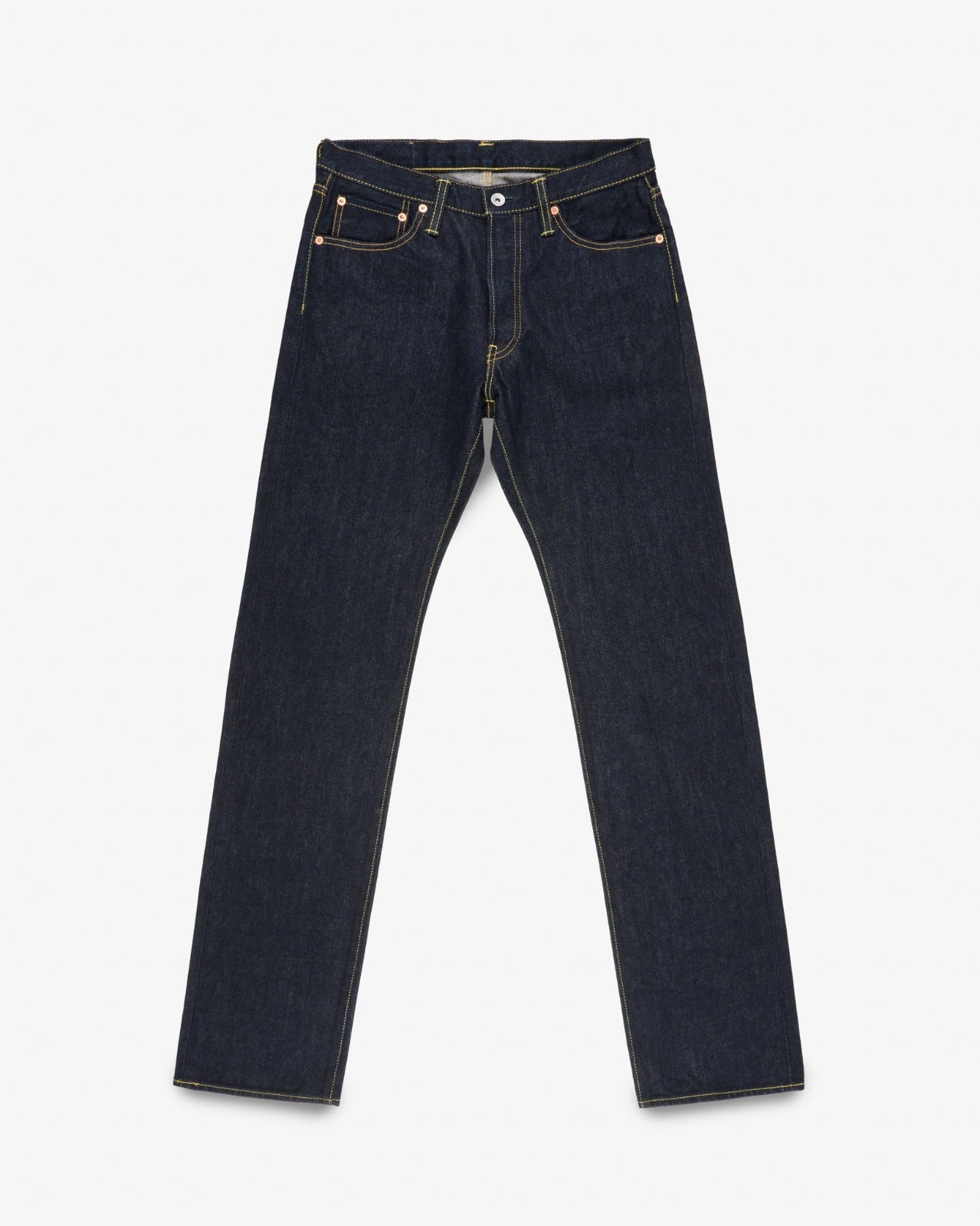 Iron Heart IH-634S-142 14oz Selvedge Denim Straight Cut Jeans - Indigo