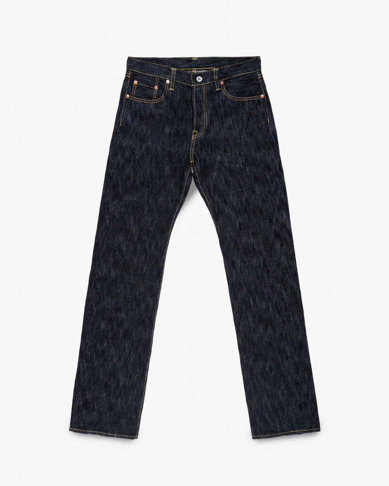 Iron Heart IH-634S-SLB 16oz Slubby Selvedge Denim Straight Cut Jeans - Indigo
