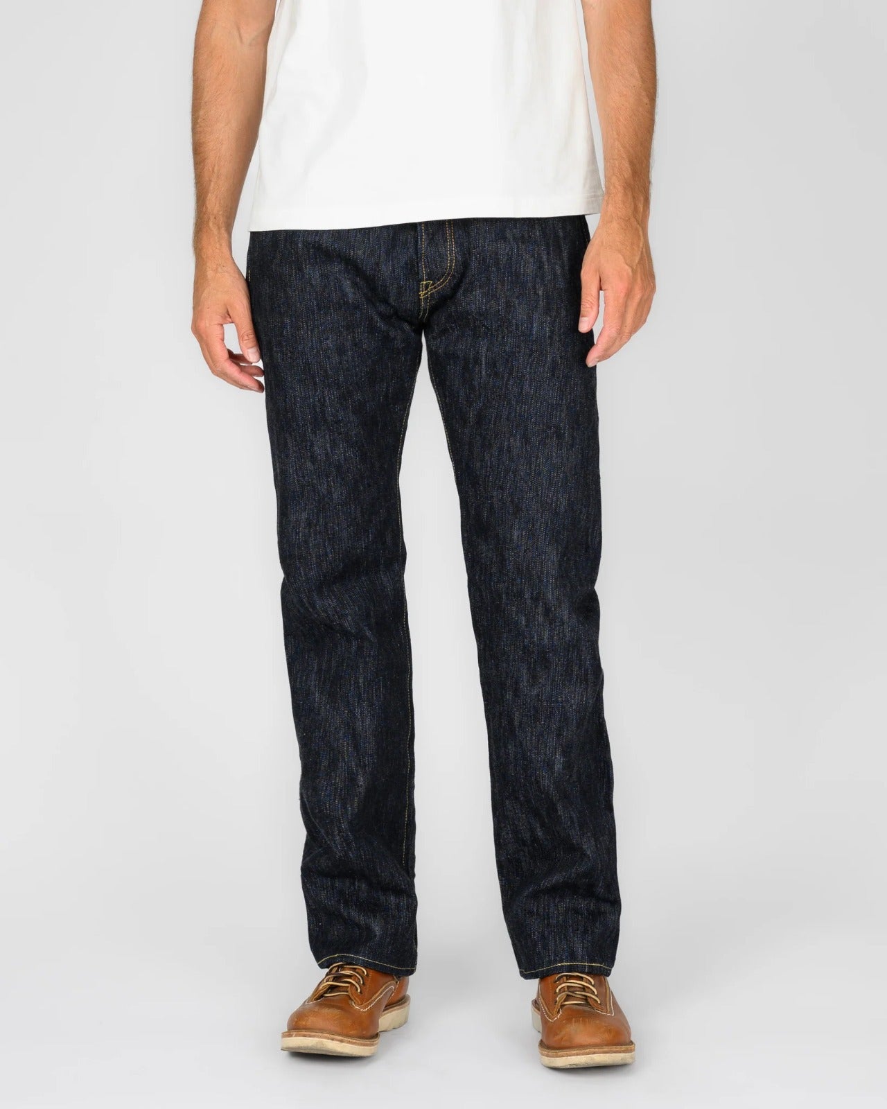 Iron Heart IH-634S-SLB 16oz Slubby Selvedge Denim Straight Cut Jeans - Indigo