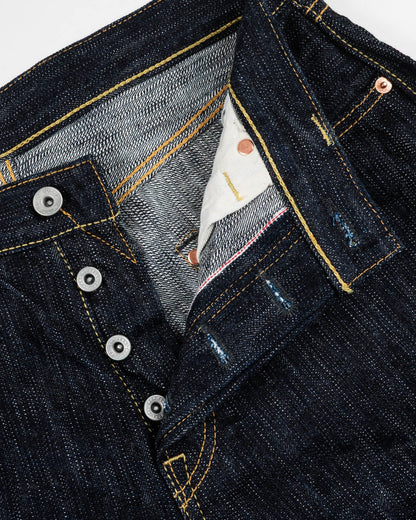 Iron Heart IH-634S-SLB 16oz Slubby Selvedge Denim Straight Cut Jeans - Indigo