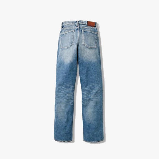 FullCount 0107SSHW - Womens Wide Straight "MONROE" Denim HW (Super Smooth)