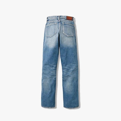 FullCount 0107SSHW - Womens Wide Straight "MONROE" Denim HW (Super Smooth)