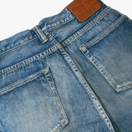 FullCount 0107SSHW - Womens Wide Straight "MONROE" Denim HW (Super Smooth)