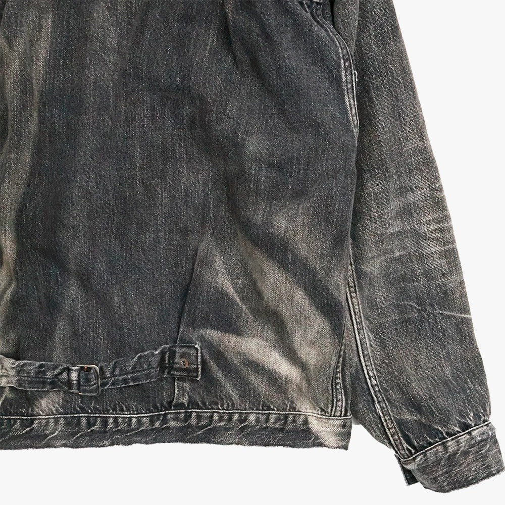 FullCount S2107BKSSHW - WWII Model 11.5oz Black Denim Jacket HW "Master Of Reaity"