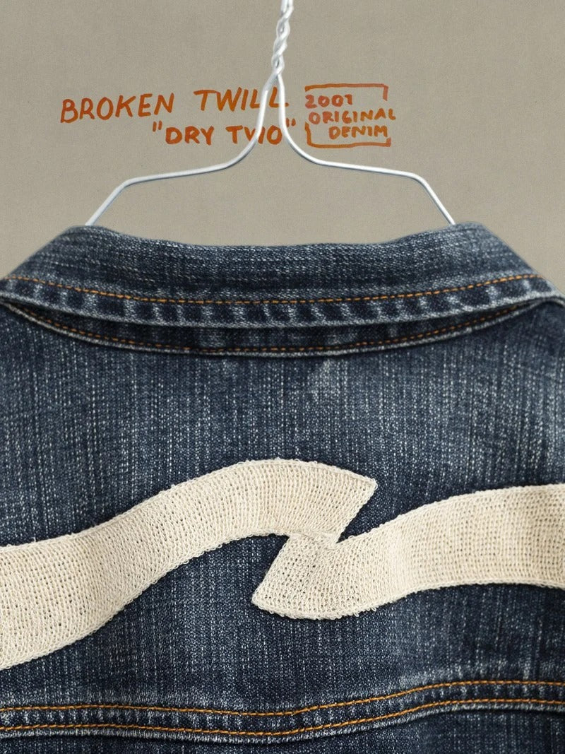 Conny Denim Jacket Big Wave Blue