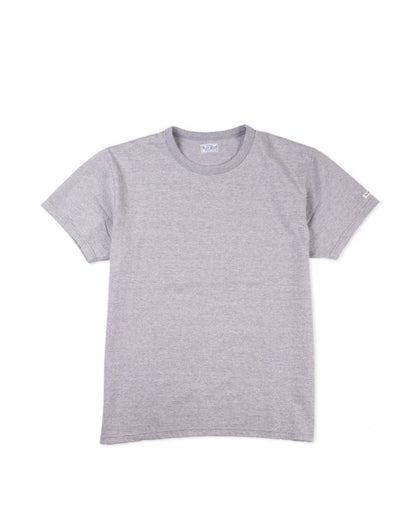 The Flat Head FN-THC-101 Plain T-Shirt Grey