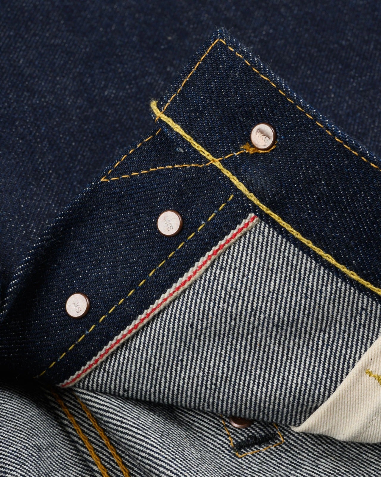 Iron Heart IH-666S-UHR 21/23oz Ultra Heavy Raw Selvedge Denim Slim Straight Cut Jeans - Indigo