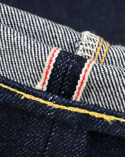 Iron Heart IH-666S-UHR 21/23oz Ultra Heavy Raw Selvedge Denim Slim Straight Cut Jeans - Indigo