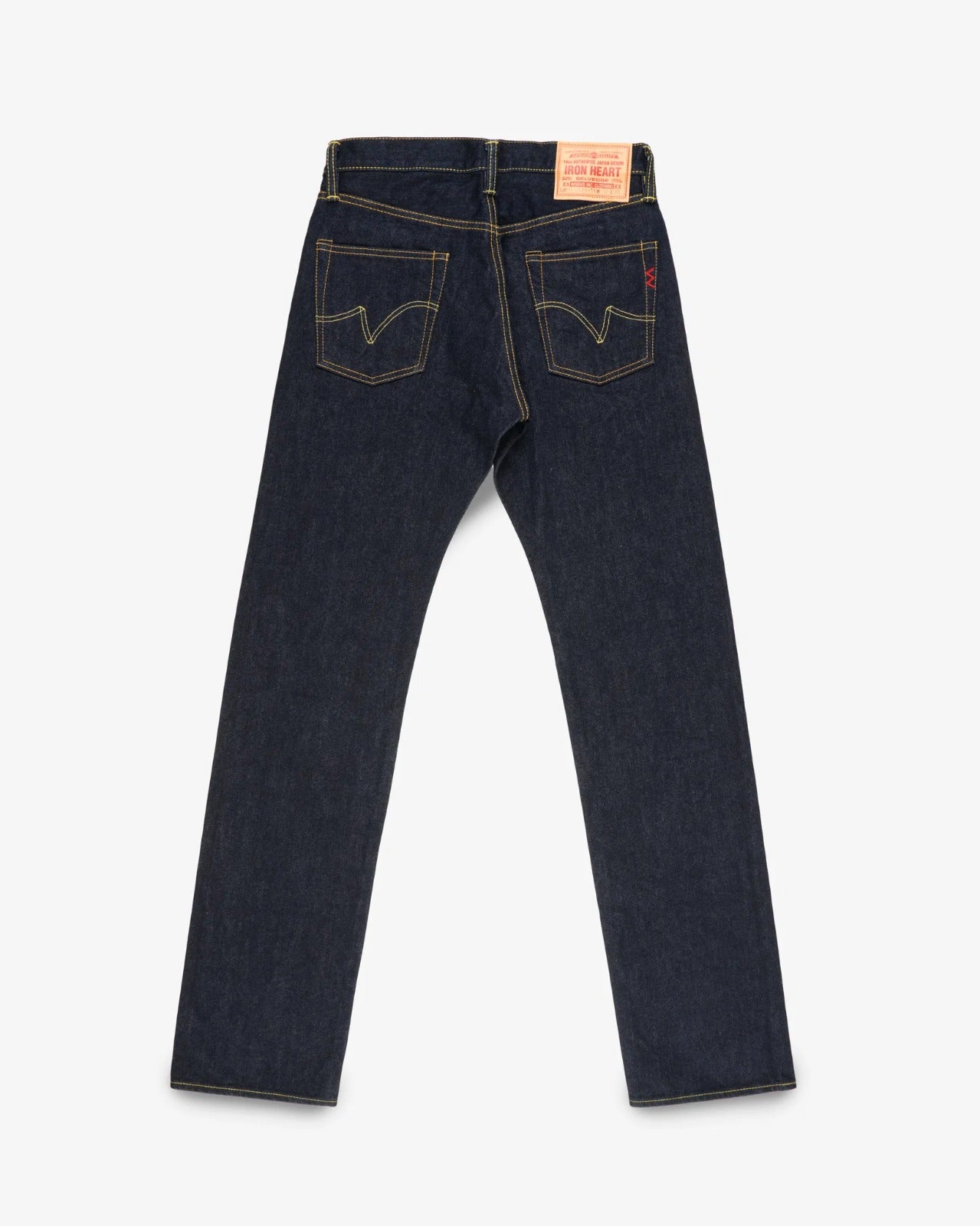 Iron Heart IH-634S-142 14oz Selvedge Denim Straight Cut Jeans - Indigo