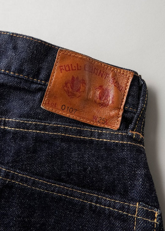 FullCount 0107SS Womens Wide Straight "MONROE" Denim - (Super Smooth)